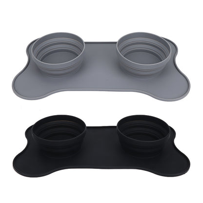 Silicone Pet Bowl – Foldable, Non-Slip, Food Grade Material, Travel Friendly | PetsDrift