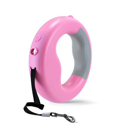 luxury retractable dog leash with LED light