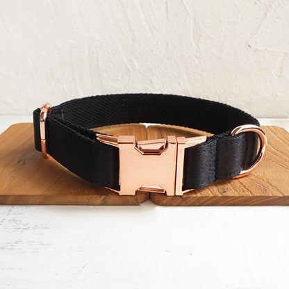 Black Dog Collar – Durable Adjustable Collar for Dogs and Puppies