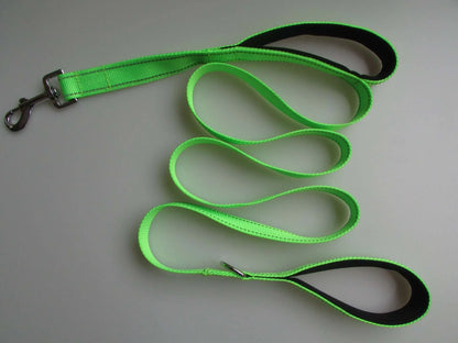 double handle dog leash for pulling dogs