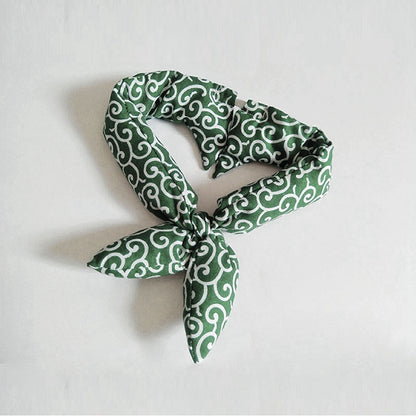 Japanese Pet Collar – Traditional Cotton Turban for Dogs