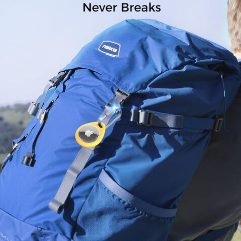 UNBREAKcable AirTag Holder – 4 Pack Waterproof & Shockproof TPU Case with Carabiner