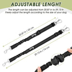 SlowTon Adjustable Dog Car Harness – Breathable Mesh Seat Belt with Elastic Bungee for Small & Medium Dogs