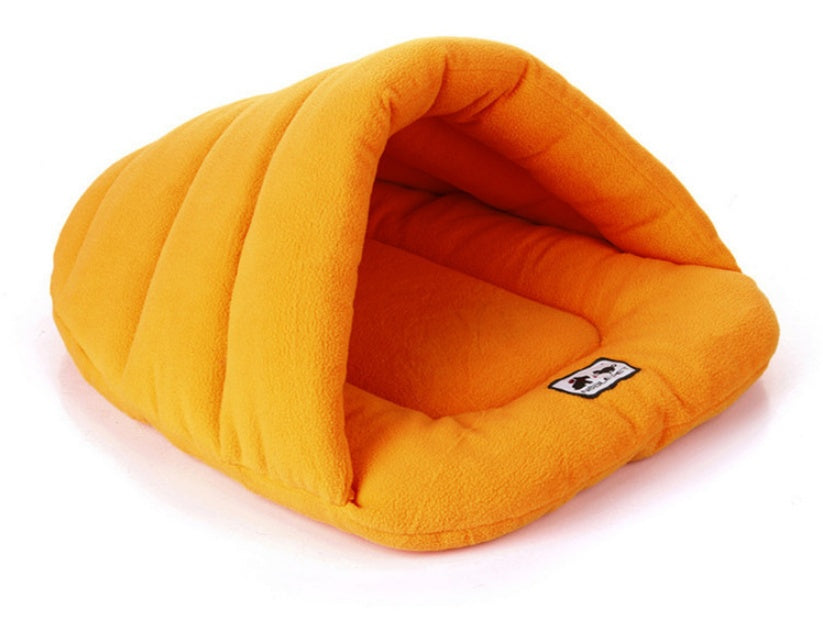 Dog Cave Bed – Cozy Pet Sleeping Bag for Cats & Small Dogs | PetsDrift