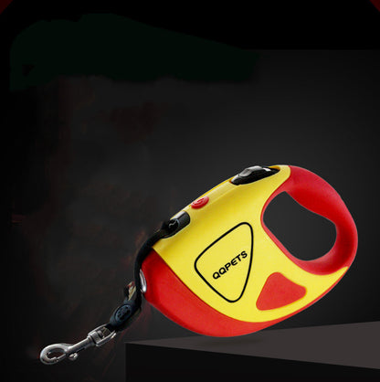 LED Retractable Dog Leash – Night Safety Fiber Leash for Dogs & Puppies