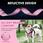 Lukovee Adjustable Dog Car Harness – Padded Breathable Mesh Seat Belt for Small, Medium & Large Dogs