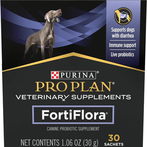 Purina Pro Plan FortiFlora Dog Probiotics – Digestive & Gut Health Supplement (30 Ct) 🐶