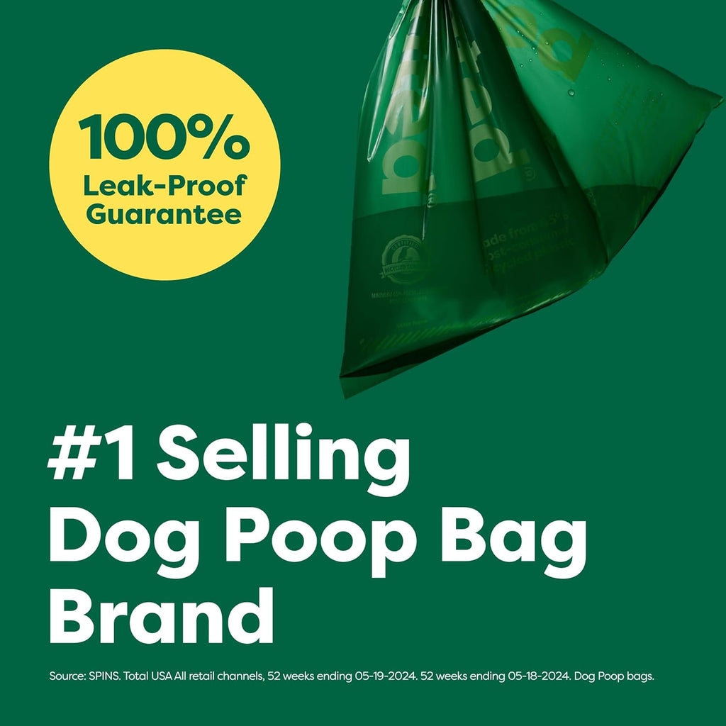 Earth Rated Dog Poop Bags – Leak-Proof, Extra Thick, Unscented Refill Rolls (270 Bags) 🐶