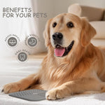 ChefAide 2-Pack Dog & Cat Lick Mats – Slow Feeder with Suction Cups, Anxiety Relief