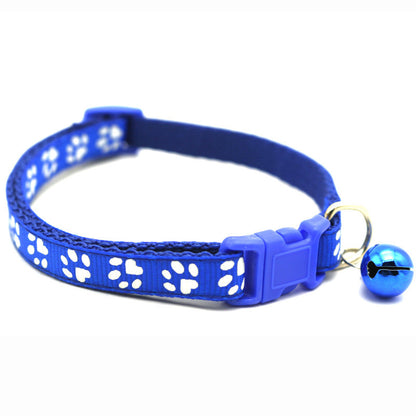 Bells Cat & Dog Collar – Adjustable Pet ID Recognition Collar with Pendant & Bells