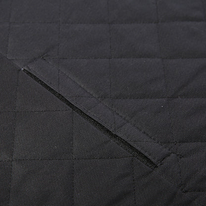 Back Seat Protector for Dogs – Waterproof Dog Car Seat Cover with Mesh View, Zippered Sides & Safety Hammock
