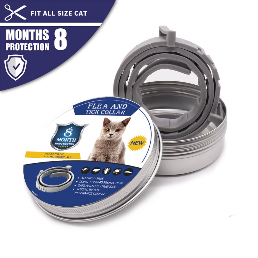 Dog & Cat Flea Collar – Mosquito Repellent, Adjustable & Safe Pet Protection