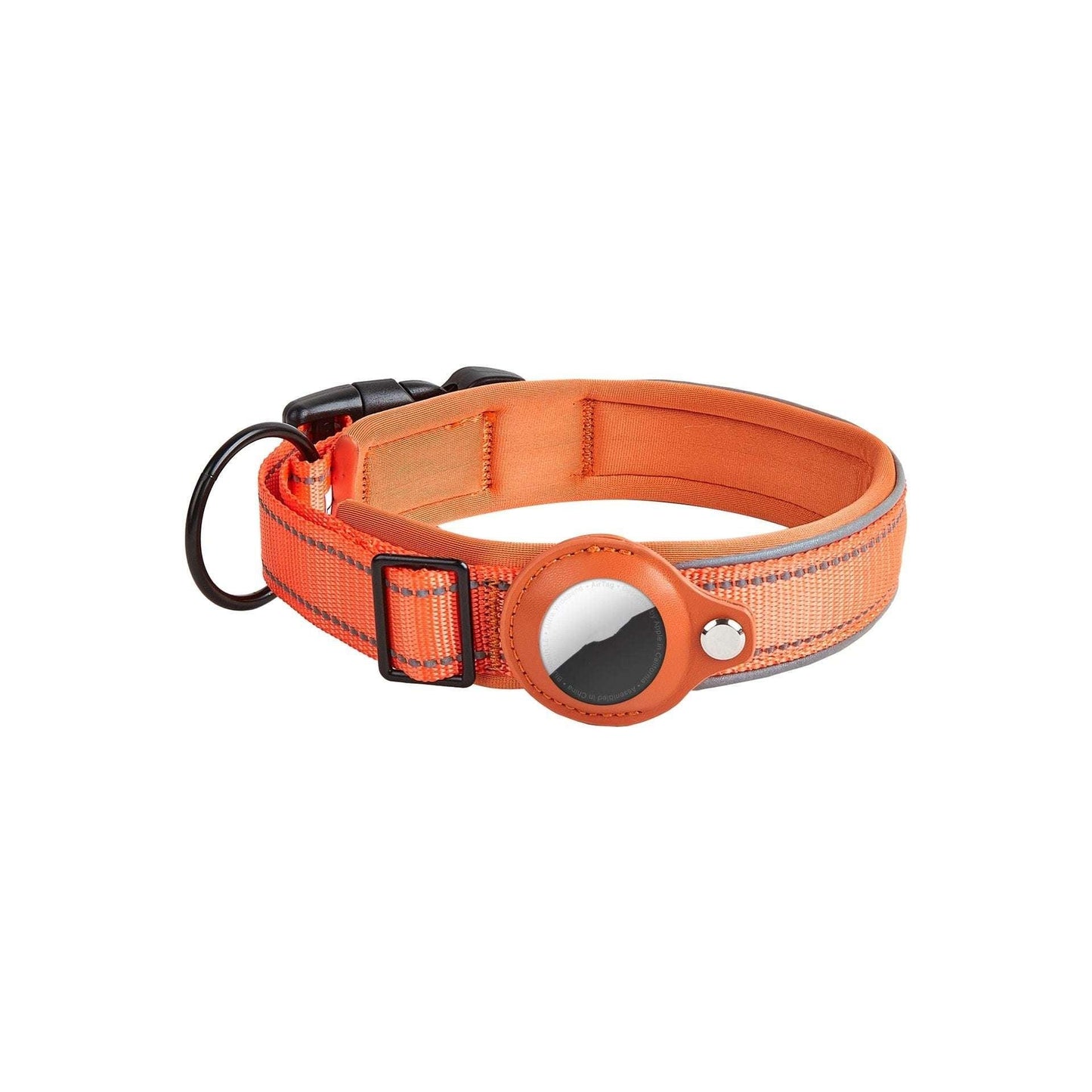 AirTag Pet Collar – Anti-Lost Nylon Dog & Cat Collar with AirTag Holder