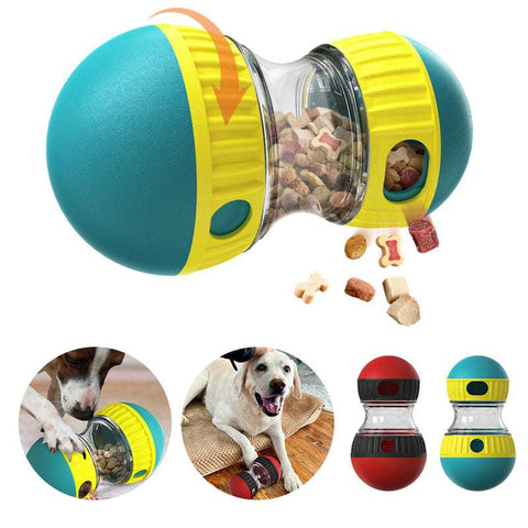 Interactive Food Dispensing Dog Toy – Slow Feeder Puzzle Ball for Mental Stimulation | PetsDrift