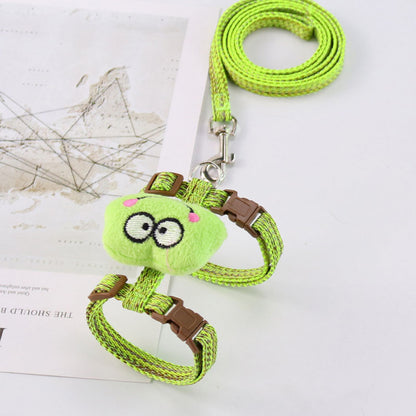 Cat Leash Harness – Adjustable I-Shaped Harness with Traction Rope for Walking