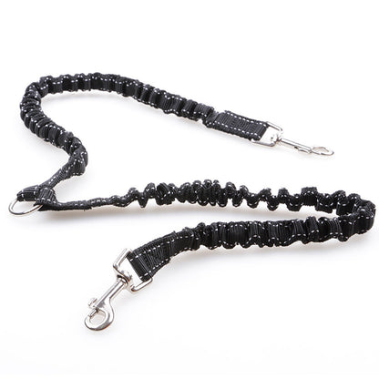 double handle dog leash for two dogs